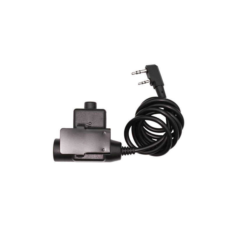 Ares Communication Amped U94 PTT with Kenwood Plug for Baofeng Radios