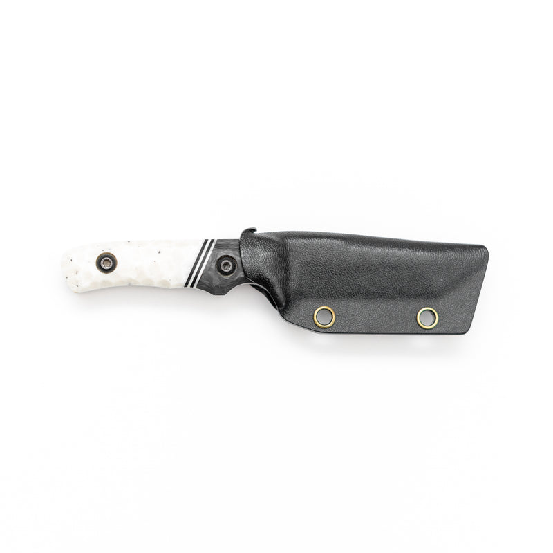 EDC Organic Tanto with Marble/Carbon Split SN00243