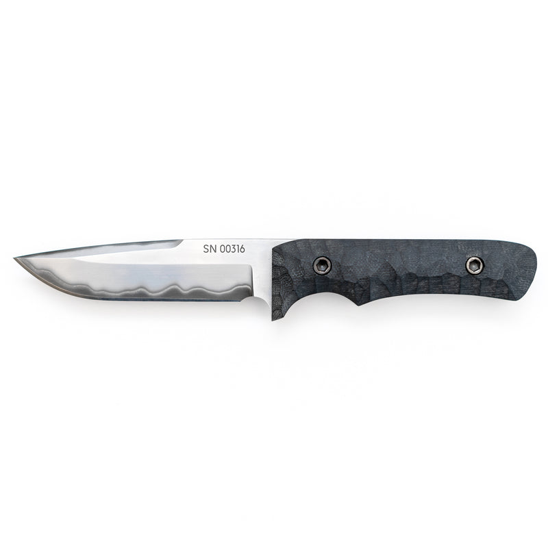 San Mai Damascus Mid Size Organic Spearpoint SN00316