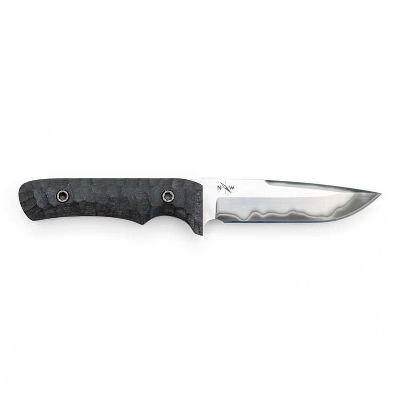 San Mai Damascus Mid Size Organic Spearpoint SN00316