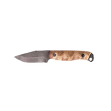 Crow Cub with Burlap Micarta, Carbon Fiber Pins, and Full Rockwork (Older Model)