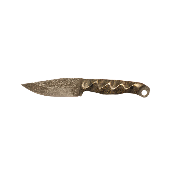 Stonewashed Crow Jr with Gold Infused Carbon Fiber Scales and Rockwork