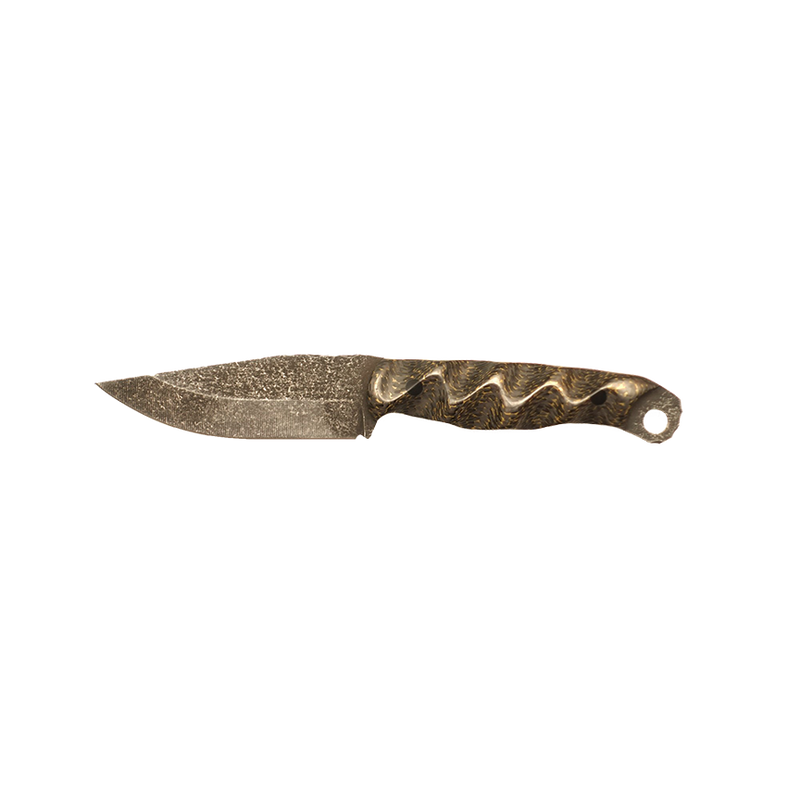Stonewashed Crow Jr with Gold Infused Carbon Fiber Scales and Rockwork
