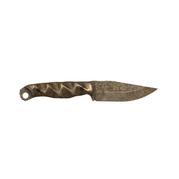 Stonewashed Crow Jr with Gold Infused Carbon Fiber Scales and Rockwork