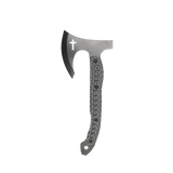 Operator Hatchet with Grey/Black Layered G10 Scales and a Black Cerakote Blade