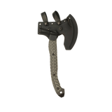 Operator Hatchet with Grey/Black Layered G10 Scales and a Black Cerakote Blade