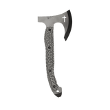 Operator Hatchet with Grey/Black Layered G10 Scales and a Black Cerakote Blade