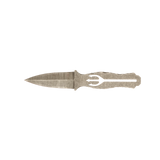Stonewashed Trident Dagger with Full Rockwork