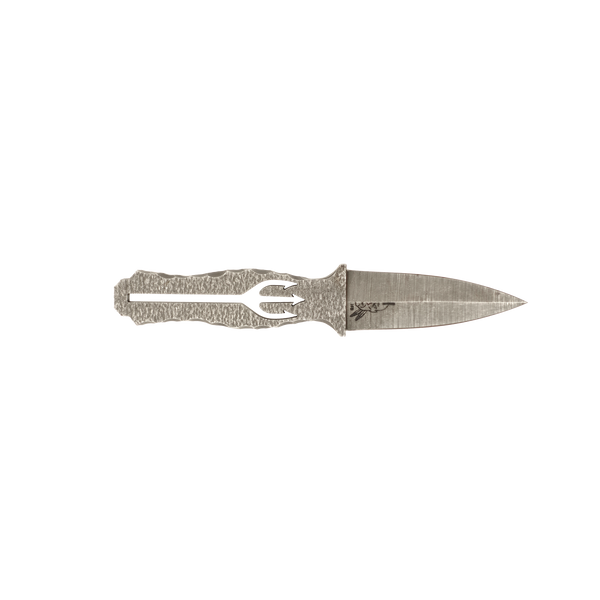 Stonewashed Trident Dagger with Full Rockwork