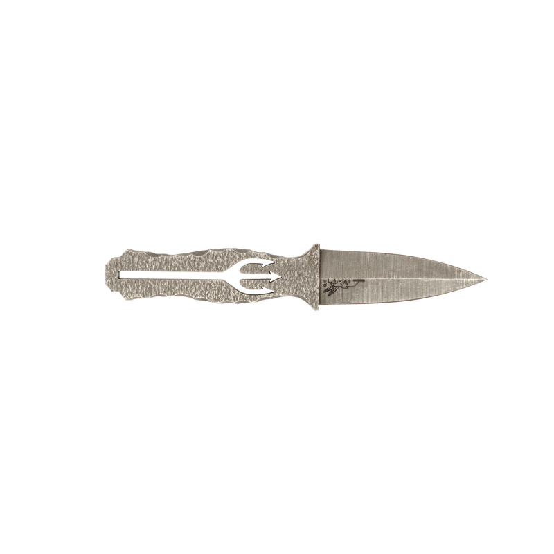 Stonewashed Trident Dagger with Full Rockwork