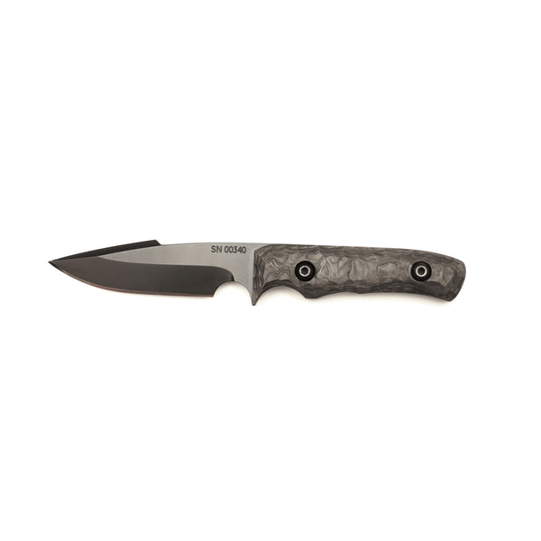EDC Organic Fighter with Marbled Carbon Fiber SN00340