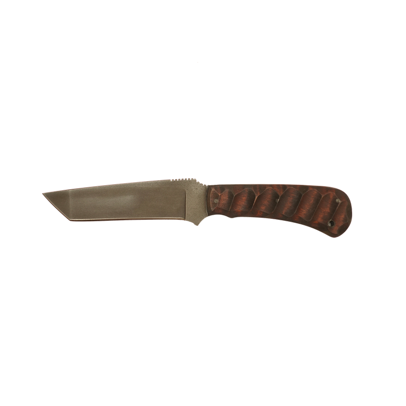 Winkler Knives X BTactical Knives Collaboration Aggressor Alpha Tanto Blade with Sculpted Maple Scales